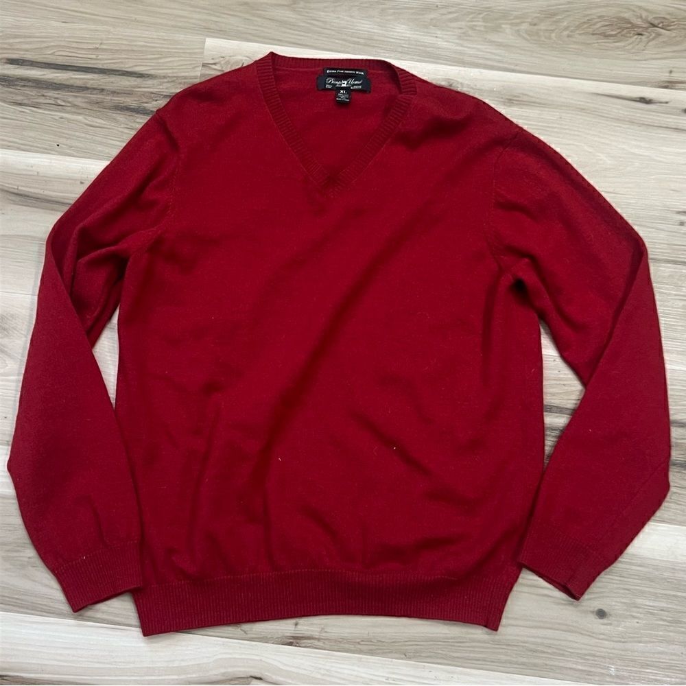 Pronto Uomo Red Wool Sweatshirt Men’s XL